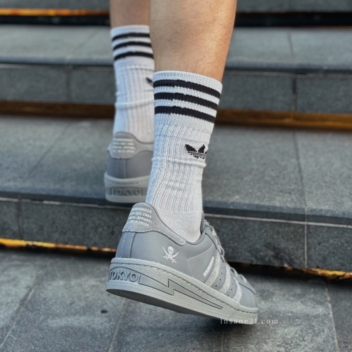 Adidas Superstar “Neighborhood Skull Grey”