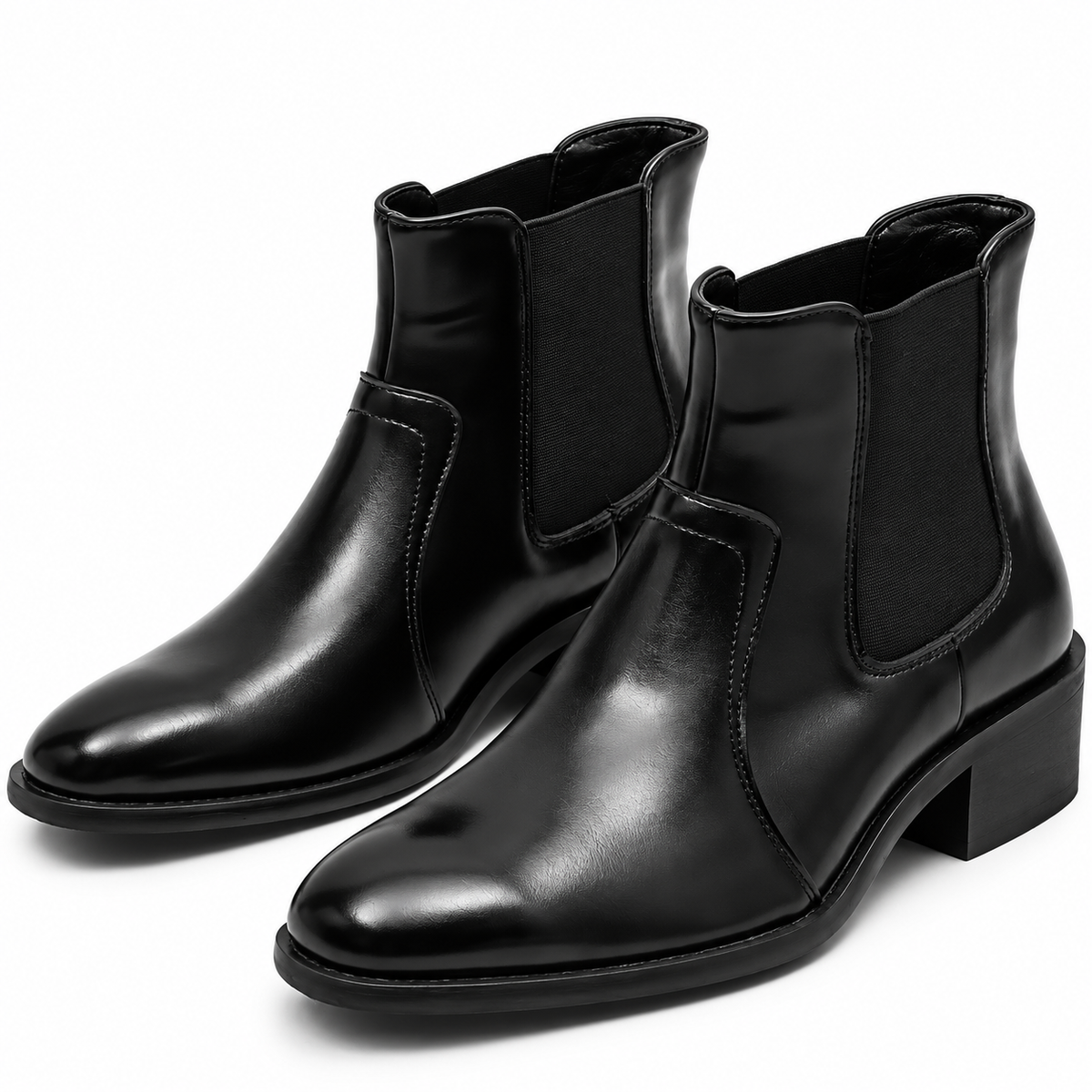 Black Leather Boots