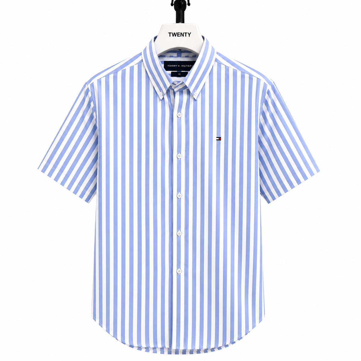 TH Striped Short-Sleeves Shirt