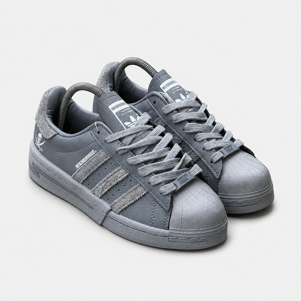 Adidas Superstar “Neighborhood Skull Grey”