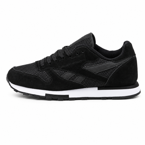 Reebok Utility Suede In Black and White