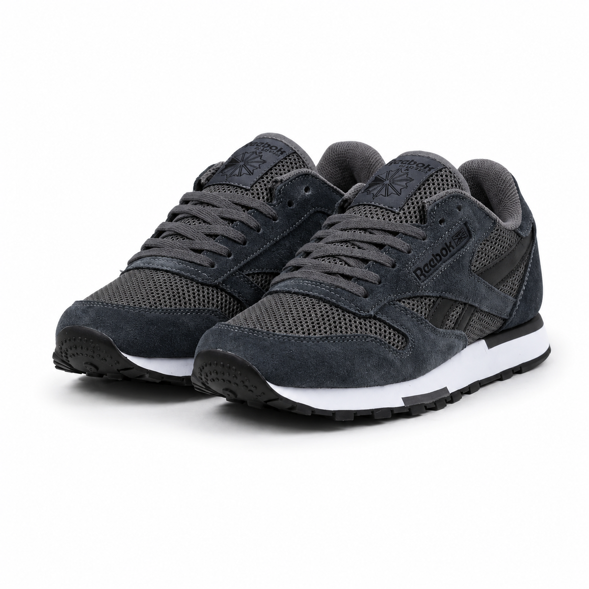 Reebok Utility Suede In Grey and White