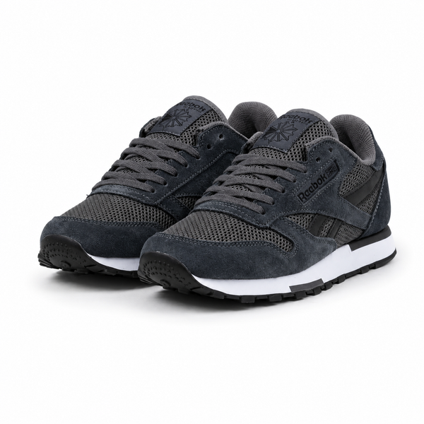 Reebok Utility Suede In Grey and White
