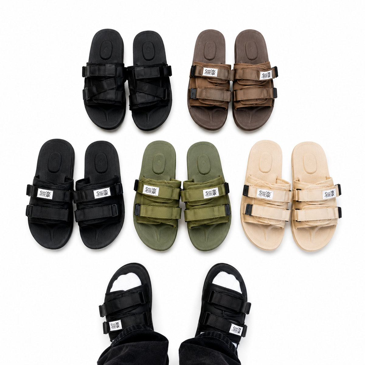 Tech Slides in 5 Colors